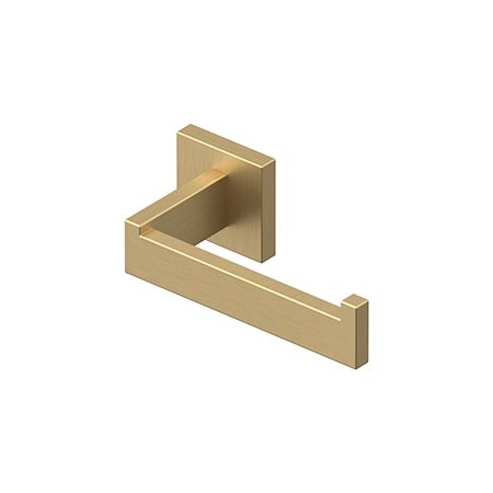 Deltana TOILET PAPER HOLDER, SINGLE POST, MM SERIES in Brushed Brass MM2001-4